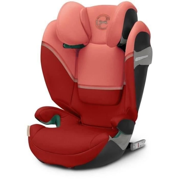 Bilbarnstol Cybex Gold SOLUTION S2 I-FIX 3 till 12 år - Grupp 2/3 - 100 till 150 cm Hibiscus Red | röd Röd Hibiskus