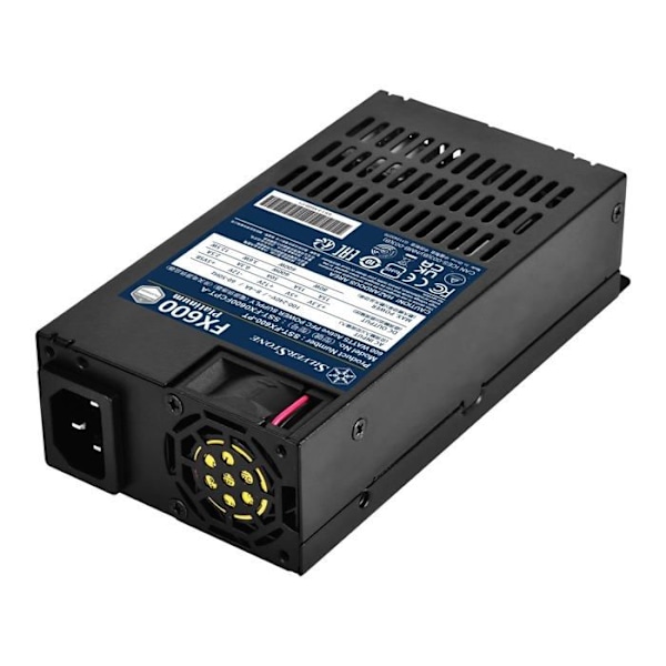 SILVERSTONE FX600 Platinum strömförsörjning - 600 W - Flex ATX - 80 PLUS Platinum