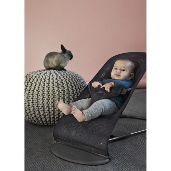 BABYBJORN Bouncer Bliss Färg Antracit, Mesh mesh, kolgrå