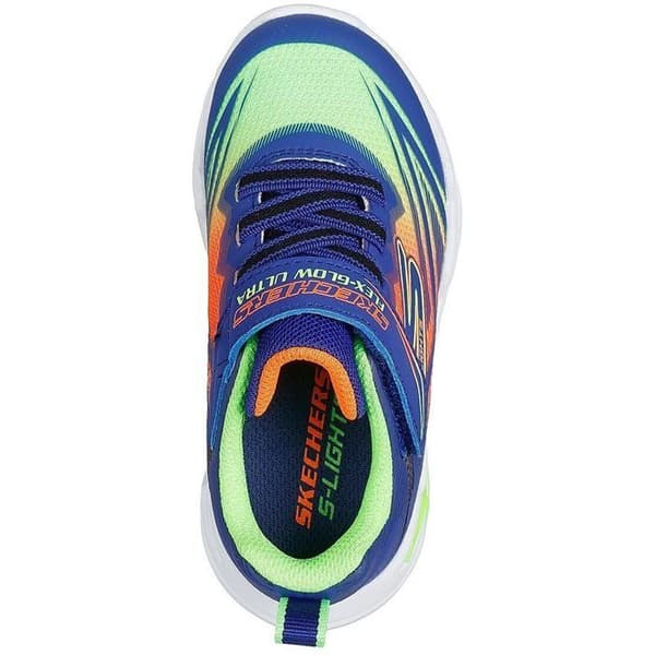 Skechers S Lights-flex-glow, Blå, Flicka Blå 23