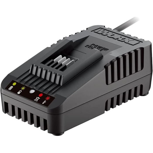Laddstation - WORX - WA3880 - 20 V Li-Ion laddare - 2,0 A - PowerShare-kompatibel