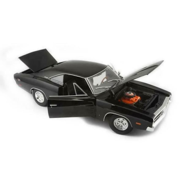 1/18 Bil - Dodge Charger R/T 1969 Svart