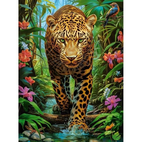 Castorland - Pussel "Leopard i naturen" — 2000 bitar