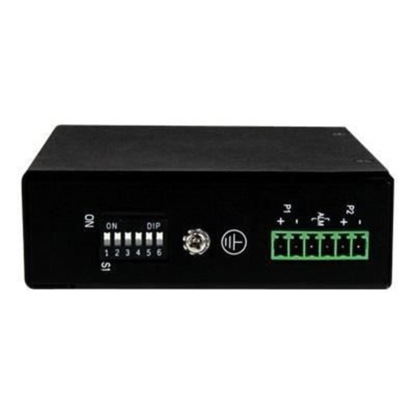 STARTECH 5-portars ohanterad industriell Gigabit Ethernet-switch - Väggmonterad / DIN-skena GbE-switch - 2 lager