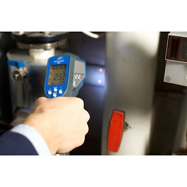 TFA Dostmann 31.1123K Scan Temp 490 Infraröd Termometer - Hög precision, Uppfyller HACCP-standard, med fabriksintyg