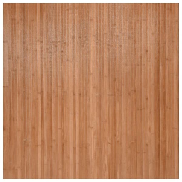 Matta - VIDAXL - Rektangulär - 100x100 cm - Bambu - Halkfri naturlig