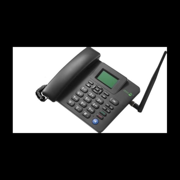 Telefon med sladd - DORO - 4100H - Handsfree - Lagring av uppringare - Svart