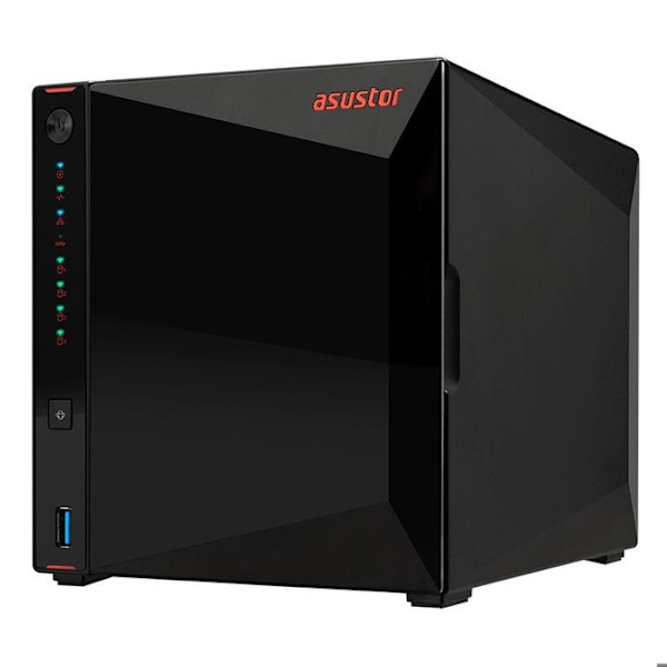 NAS-server - ASUSTOR - AS5304T - Intel Celeron J4105 - 4 fackar - RAM 4 GB
