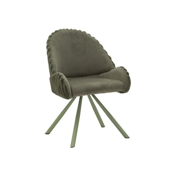 Set med 2 Designstolar "Stoccolma" 85cm Grön