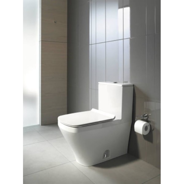 Duravit WC-sits Dur Durastyle utan fallskydd, gångjärn i rostfritt stål, lång, vit - 0060510000