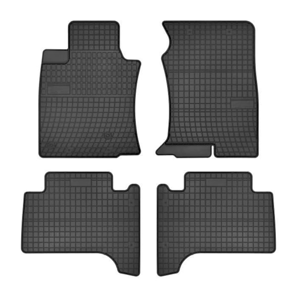 FROGUM Gummimattor för TOYOTA Land Cruiser 120 2002-2009 - TOYOTA Land Cruiser 150 PRADO 2009- skräddarsydd i Svart Gummi