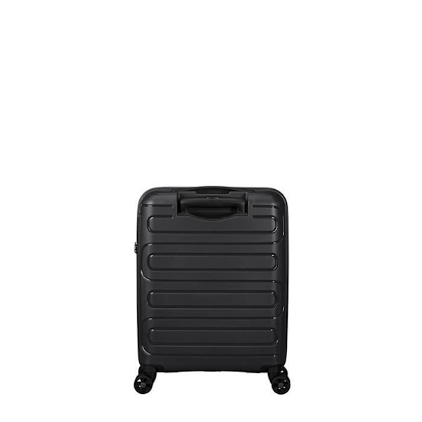 Hytt resväska - American Tourister - Sunside 55 cm - Stel - TSA hänglås - 4 360° hjul Svart