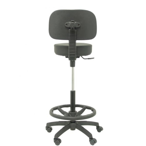 PIQUERAS Y CRESPO Modelo Llanos Taburete - Ergonomisk taburet med lama kontaktmekanism, justerbar i altura och aro vilad