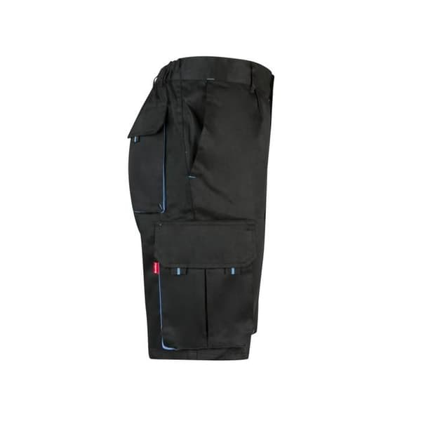 Bermuda multipockets Velilla - svart/ljusblå svart/ljusblå 44