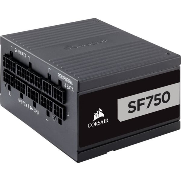 CORSAIR SF750 SFX High Performance 750 Watt 80 PLUS Platinum Certified Power Supply - (CP-9020186-EU)