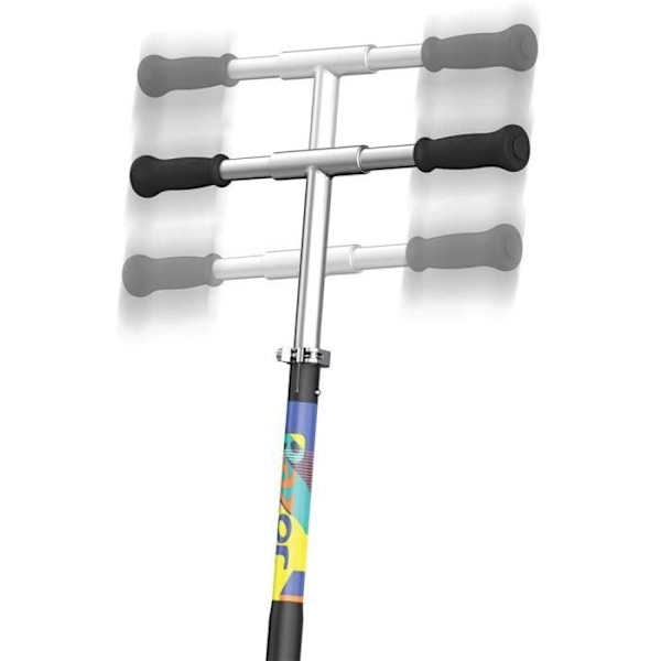 Trottinett - Razor - A5 Lux - Flygplansaluminium - 8-tums hjul - Inbyggda lampor