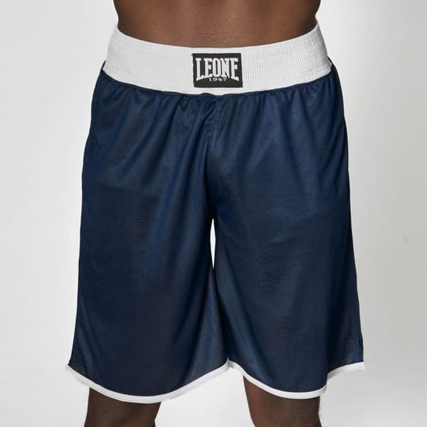 Kortboxer - LEONE 1947 - AB215 - Röd-Blå - Storlek S - Polyester Blå röd jag