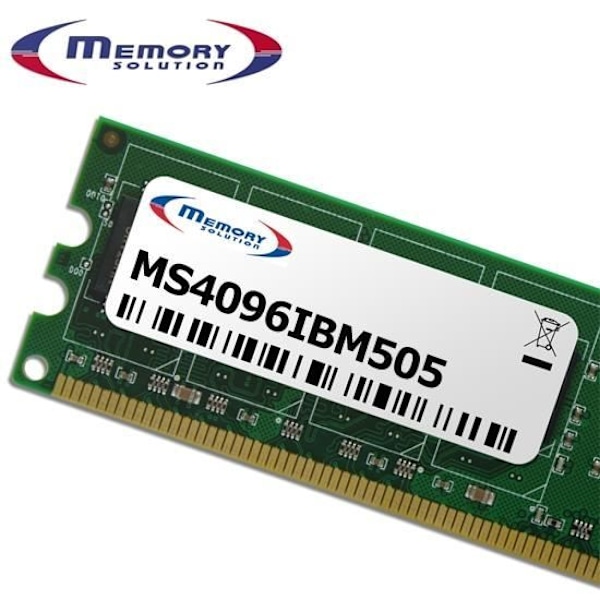 4GB MINNE FÖR IBM/LENOVO - SYSTEM X3350 (4192-, 4193-XXX) (KIT MED 2) MINNESLÖSNING 46C7429