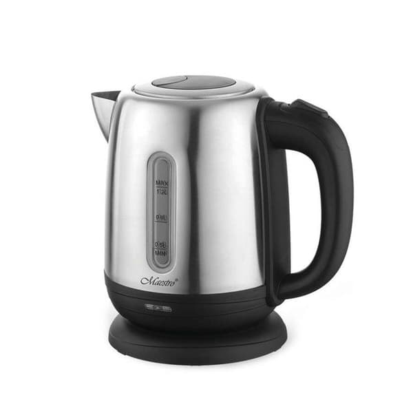 Elkettle - MAESTRO - MR-027 - 1,2 L - Rostfritt stål - 360° bas