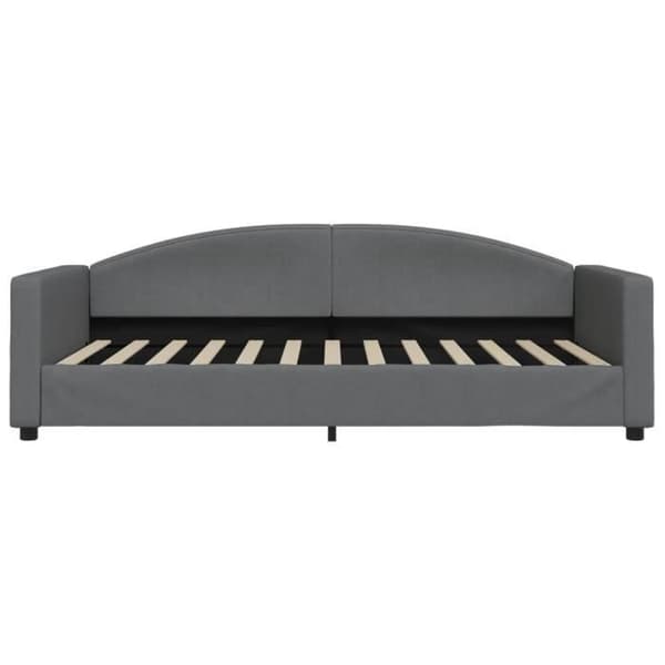 vidaXL Daybed Mörkgrå 100x200 cm Tyg 354117