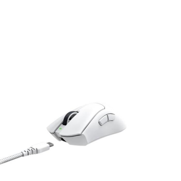 Mus - RAZER - DeathAdder V3 Pro - Vit - Trådlös - Ergonomisk