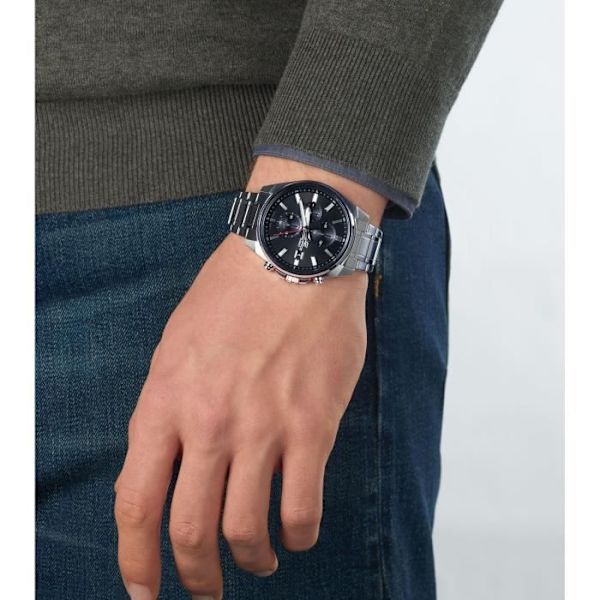 CASIO Edifice Watch EFV-610D-1AVUEF - Stål - Svart Svart