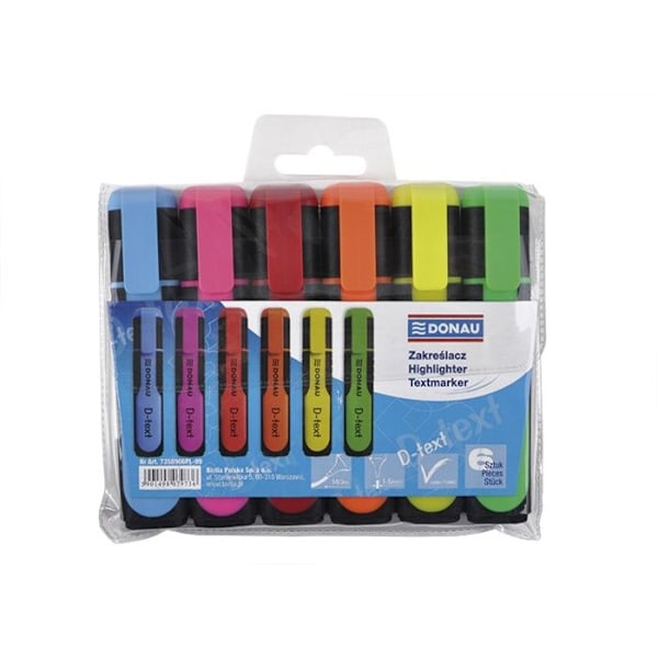 Surligneur Donau D-Text (6 stycken) 7358906PL-99