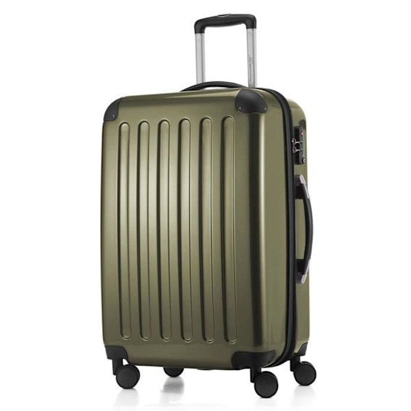 Hauptstadtkoffer - HK24-8278TSA-AV - Alex - Hållbagage, Hård resväska, 4 dubbla hjul, TSA, 65 cm, 74 liter, Avokado