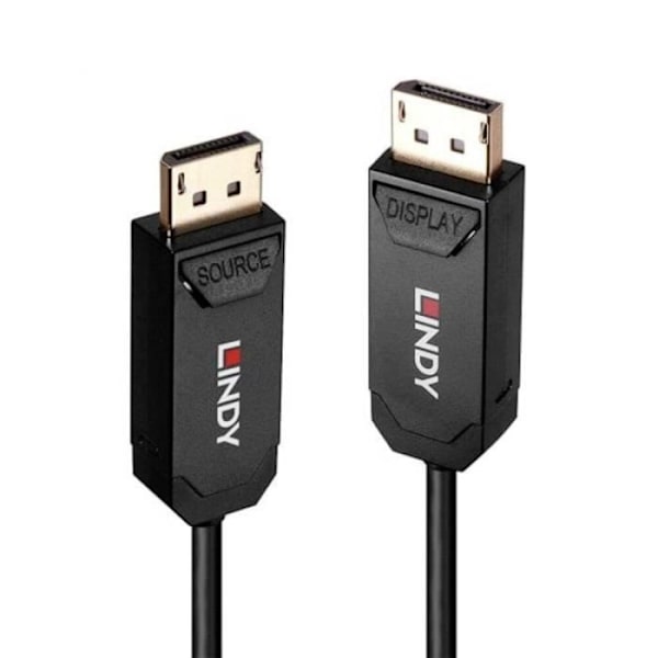 LINDY DisplayPort anslutningskabel DisplayPort-kontakt 40,00 m svart 38524 DisplayPort-kabel