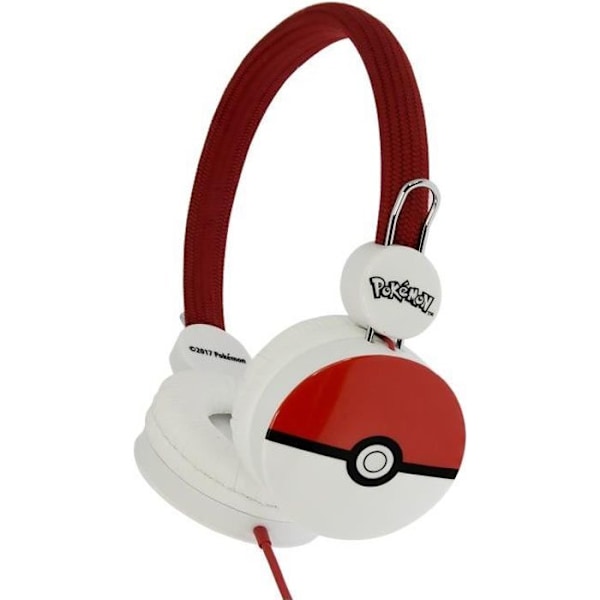 Kidsafe barnljudhörlurar - POKEMON - Pokéball - Begränsat i decibel (85) - Stereo - Justerbart pannband Pokémon