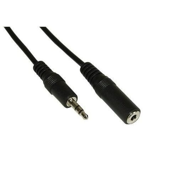 3,5 mm ljudkabel - INLINE - 5m - Nickelpläterad kontakt