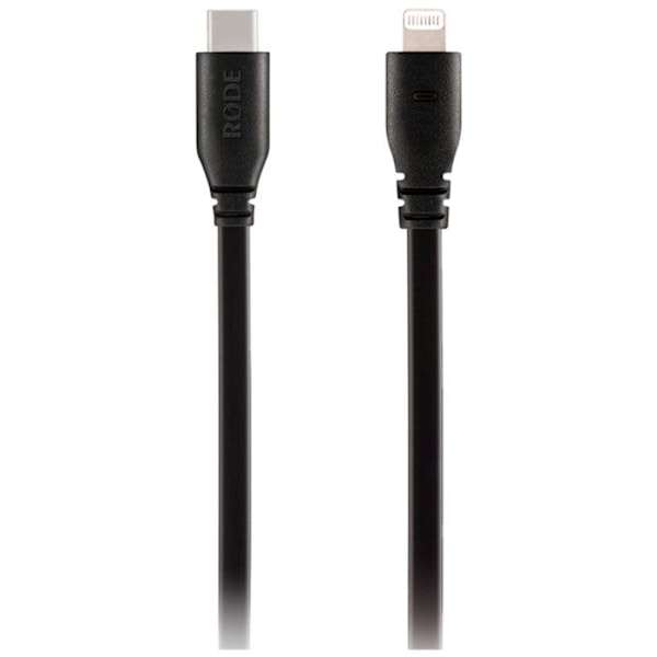 USB-C till Lightning-kabel - RODE - SC19 - 1,5 m - Svart - Laddar inte, synkroniserar inte