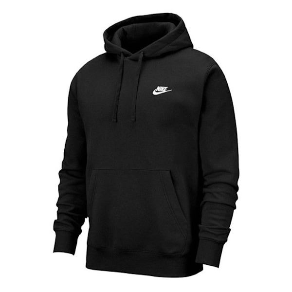 Sweatshirt - NIKE - Sportswear Club Fleece - Med huva - Långa ärmar - Svart Svart jag