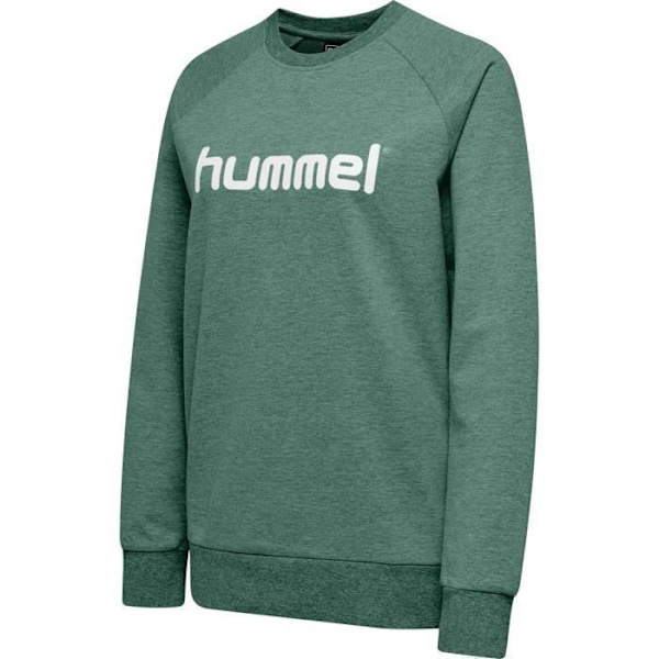Damtröja - Hummel - Bomullslogotyp - Grön/Vit - Multisport Grön/vit XXL
