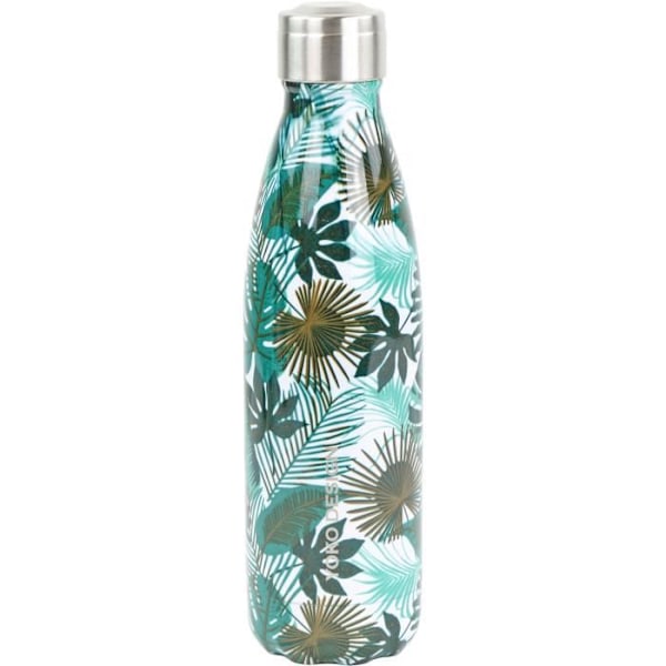 YOKO DESIGN - 500 ml isolerad flaska Equador-motiv mångfärgad