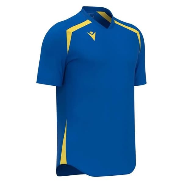Maillot Macron Wyrm kungligt blå/gul S