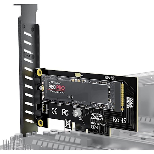 SSD Intern HIKSEMI 2048Go med kylare M.2 2280 Futurex PCIe Gen 4x4, NVMe 7450MB/s 6600MB/s