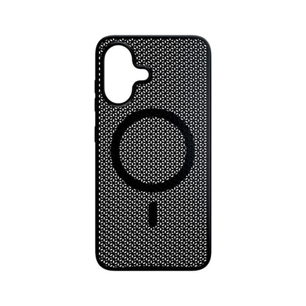 Telefonfodral - 3MK - MagCase - iPhone 16 - Kylning - Halvstyv svart