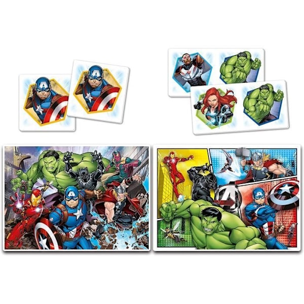 Spel och Pussel - Clementoni - Avengers - 4 bitar - Flerfärgad - Från 4 år mångfärgad