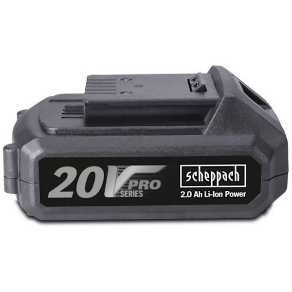 SCHEPPACH Li-ion batteri - 20V - 2,0Ah - BA2.0-20ProS Svart