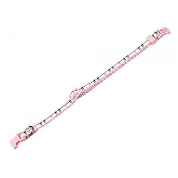 Halsband för hund - NOBBY - Skotsk - Rosa - 10 mm - 20-35 cm rosa