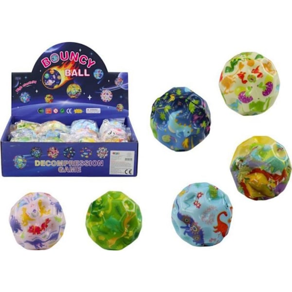Leantoys modellera spel - 20791 - Ljusande knådboll med dinosaurier 7 cm