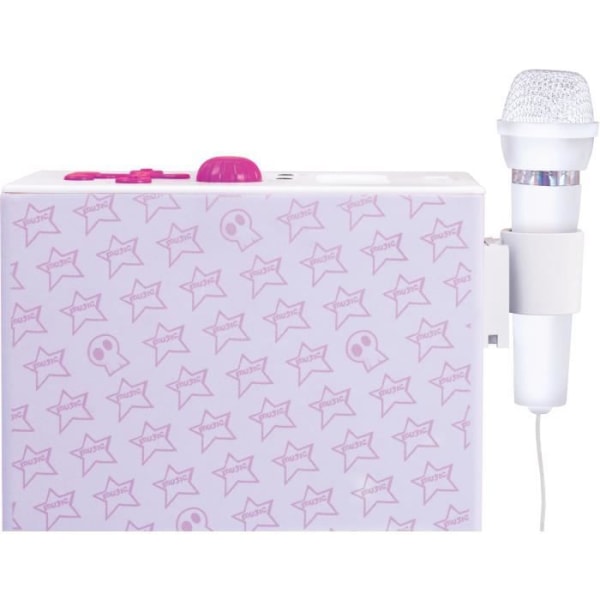 BIGBEN TW5ROCK Multimedia ljudtorn med mikrofon - 2 x 10W RMS - USB-port - Rosa och vit