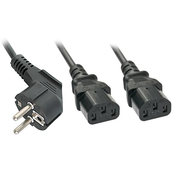 Lindy CEE 7-7 (P) Strömkabel för IEC 60320 C13