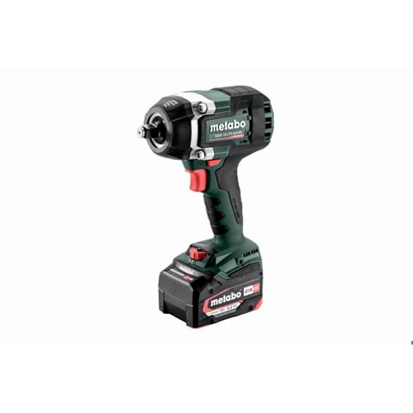 METABO SSW 18 LTX 800 BL slagdrivare - 2 x 5,2 Ah batterier + laddare - 602403650