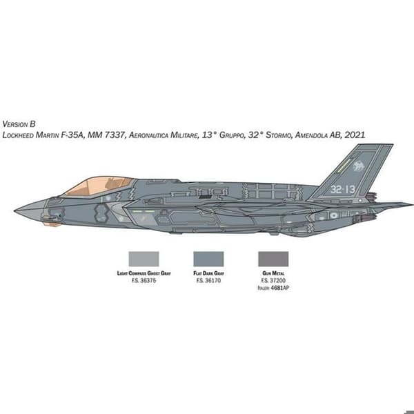 Modellflygplan: Lockheed Martin F-35A Lightning II CTOL