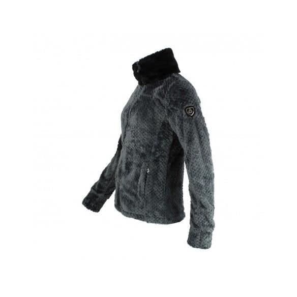 Peak Mountain Ataway fleece för kvinnor - grå - M Grå XL