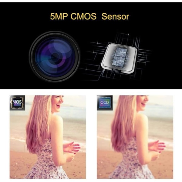 Digital camcorder - Diyeeni - 1080P FHD - 16x digital zoom - 270° rotatable screen - Shockproof
