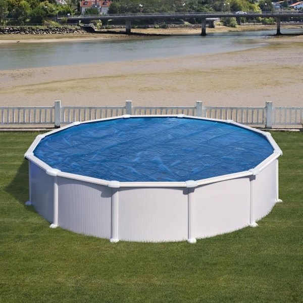 GRE - Sommarfolie med bubblor för rund ovanmarkspool med Ø 3m - Tjocklek 0,18mm Blå