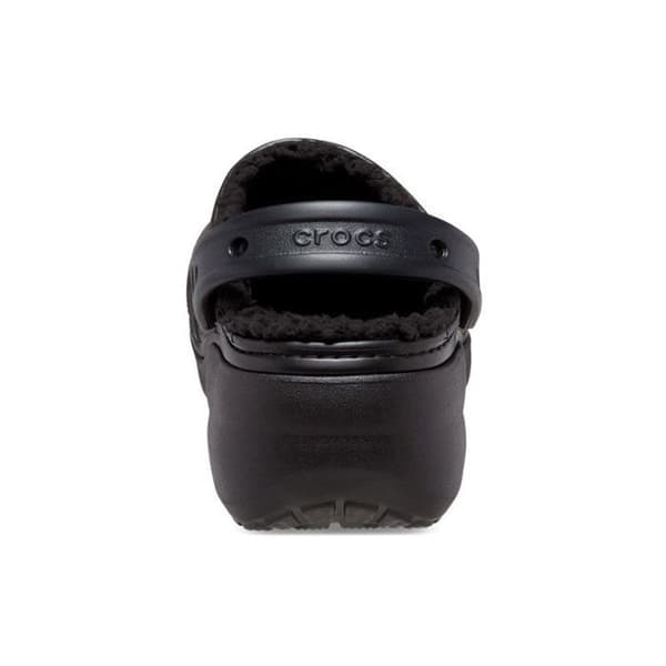 Klippor dam - CROCS - Classic Platform Lined - Svart - Varm foder - Platåsål Svart 41